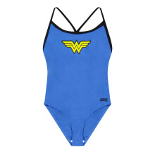 Zoggs Girls Wonder Woman One Piece Swimsuit