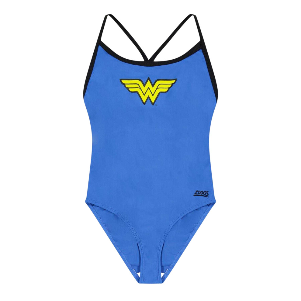 Zoggs Girls Wonder Woman One Piece Swimsuit
