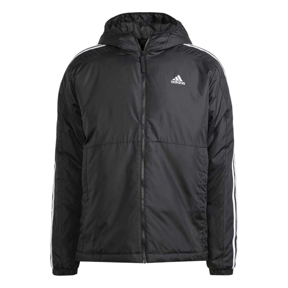 Adidas Mens Essential 3 Stripes Puffer Jacket