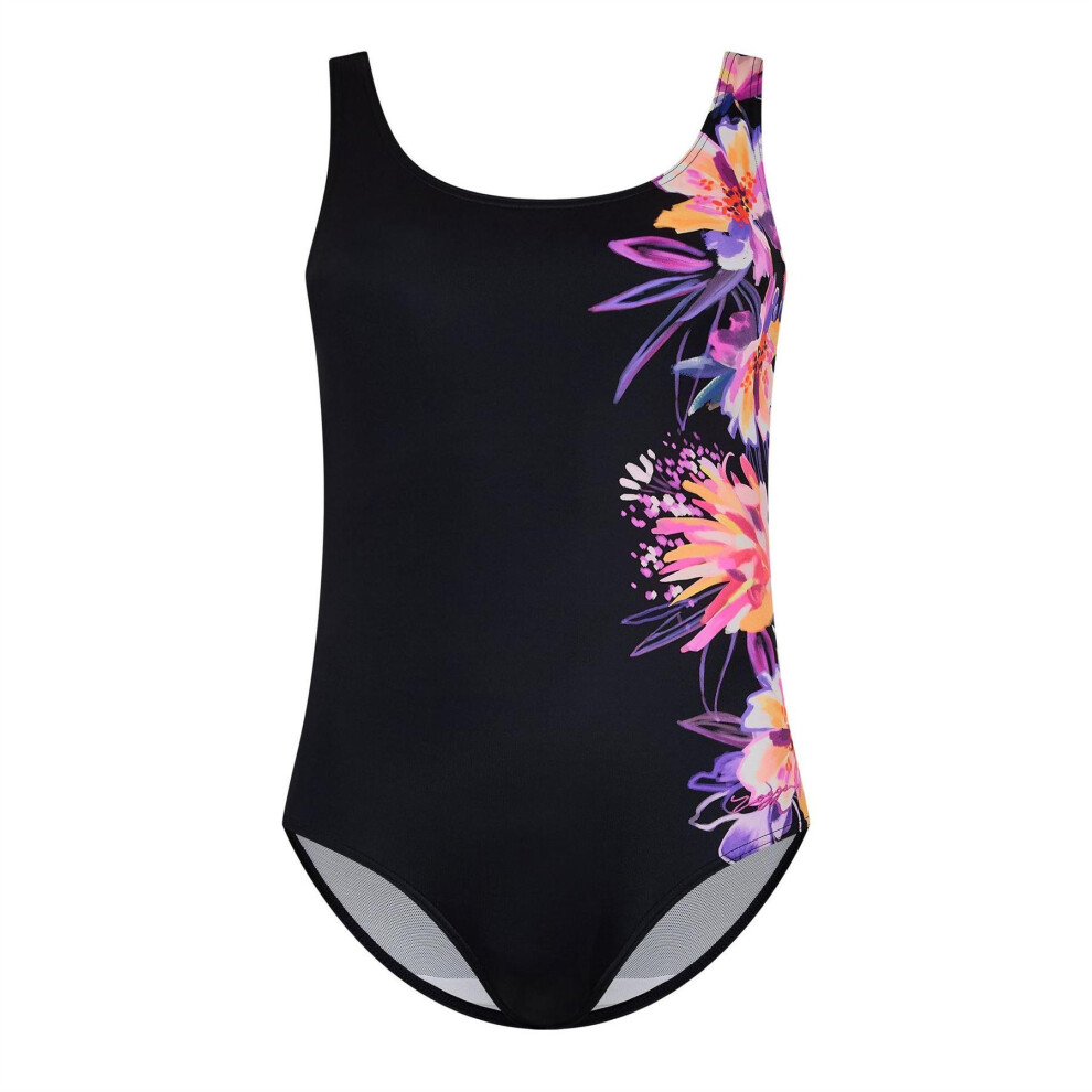 Zoggs Womens/Ladies Floral Scoopback One Piece Swimsuit