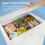 Igenix 198L Garage Ready Chest Freezer White Basket 3
