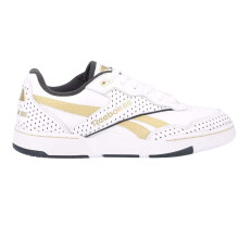 (10.5 UK, White Gold) Reebok Womens/Ladies Victor Solomon 4000 II Leather Perforated Trainers