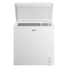 198L Garage Ready Chest Freezer White Basket