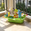 Creative Water Activity Toy With Customizable Height And-Blue 9