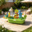 Creative Water Activity Toy With Customizable Height And-Blue 7