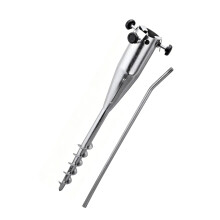Improved twist Garden Stake For Securing Market dyes On Grass Or