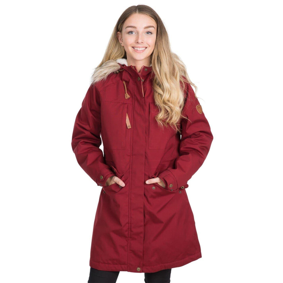 Trespass (10 Uk, Merlot) Womens/Ladies Faithful Waterproof Parka