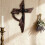 Croix en bois délicates, décorations murales, sculpture-034 6