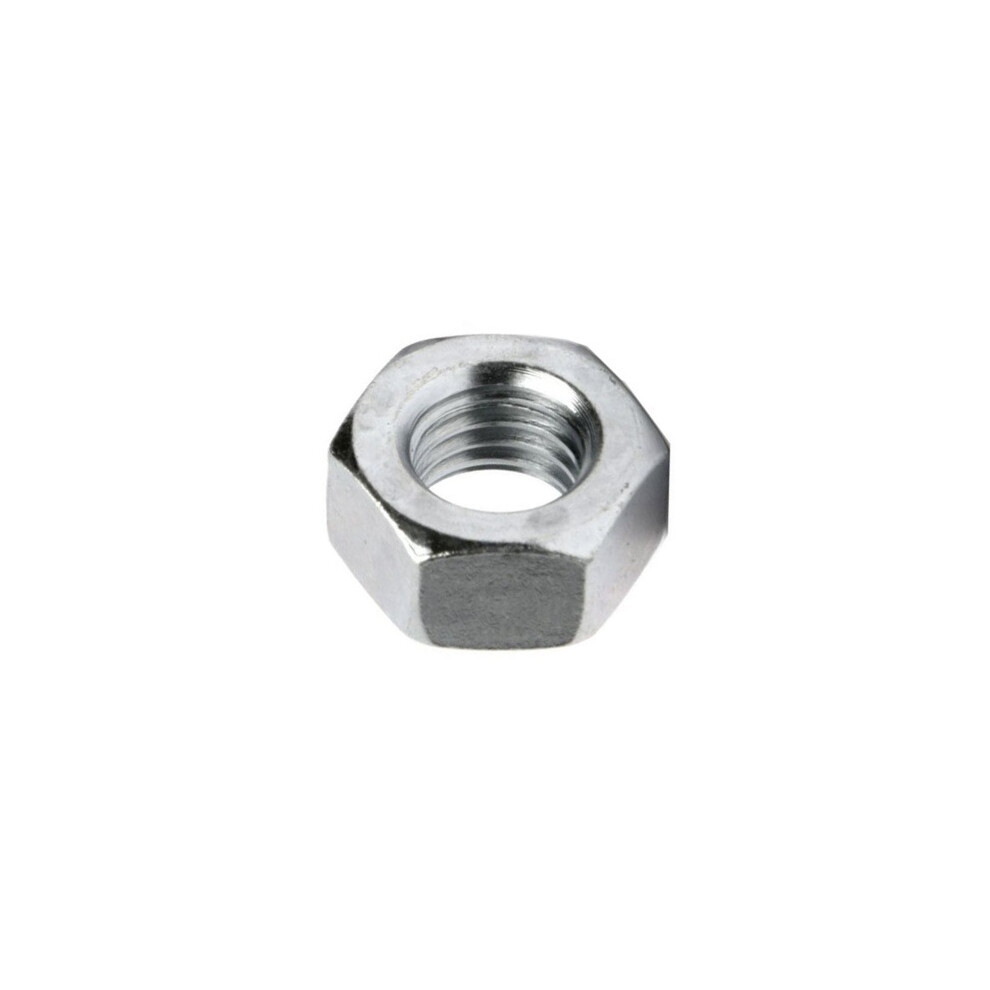 Securfix Zinc Plated Hexagon Locking Nuts (Pack Of 50)