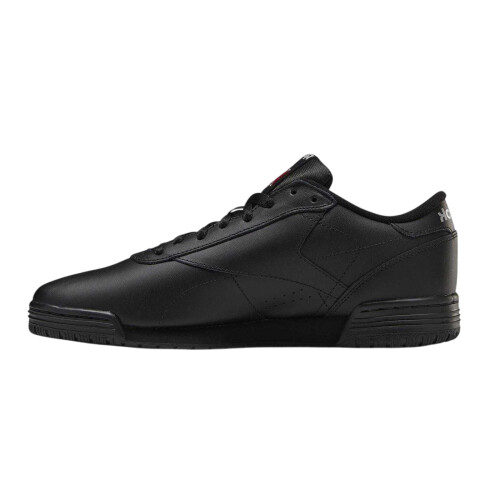 Reebok (12 UK, Black/Silver) Reebok Mens Exofit Leather Low Trainers 2