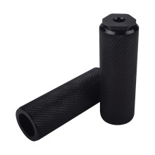 Bike Pedals Axles Foot Rest Peg Aluminum Alloys Mountain-Black