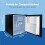 Igenix 41L Counter Top Fridge with Lock Black 41L 7