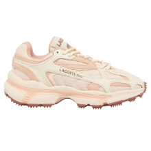 (5 UK, Pink) Lacoste Womens/Ladies L003 2K24 Suede Chunky Sole Trainers