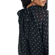 Nobody's Child Womens/Ladies Polka Dot High-Neck Relaxed Fit Blouse