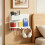 Practical Sleeping Area Storage Unit Having Drink Holder-Black 4