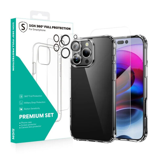 SiGN 360 Complete Protection Package for iPhone 16 Pro Max