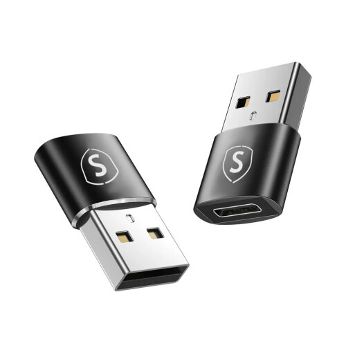 SiGN USB-C to USB-A Adapter, 2-pack