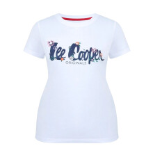 (16 UK, White) Lee Cooper Womens/Ladies Classic T-Shirt
