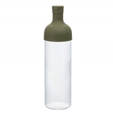 Bouteille en Verre avec Filtre - Hario - FIB-75 - 750 ML - Couleur Verte - Pour Thé Froid - Décanteur