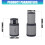 Folded Magnification Monocular With Nonslip Grip Regulable 3