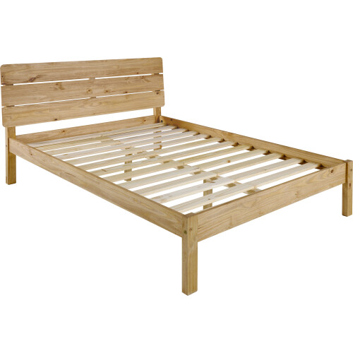 Seconique Ronan 4'6" Bed - Waxed Pine 2
