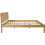Seconique Ronan 4'6" Bed - Waxed Pine 5