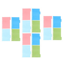 12Sets Office En Huis Tab Dividers Plastic Index Voor Notities