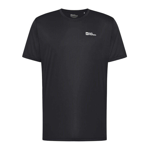 Jack Wolfskin (S, Phantom) Jack Wolfskin Mens Tech Logo T-Shirt