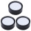3X Round Surface Mounted LED Downlight Ceiling Lamps Spot Light 220V Ceiling Lamps Neutral Light 4000K 5W Black Shell 1