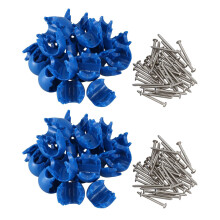 20Pcs Climbing Rope Net Plastic Connector Net Buckle Climbing for Outdoor Amusement Swing Climbing Rope Parts