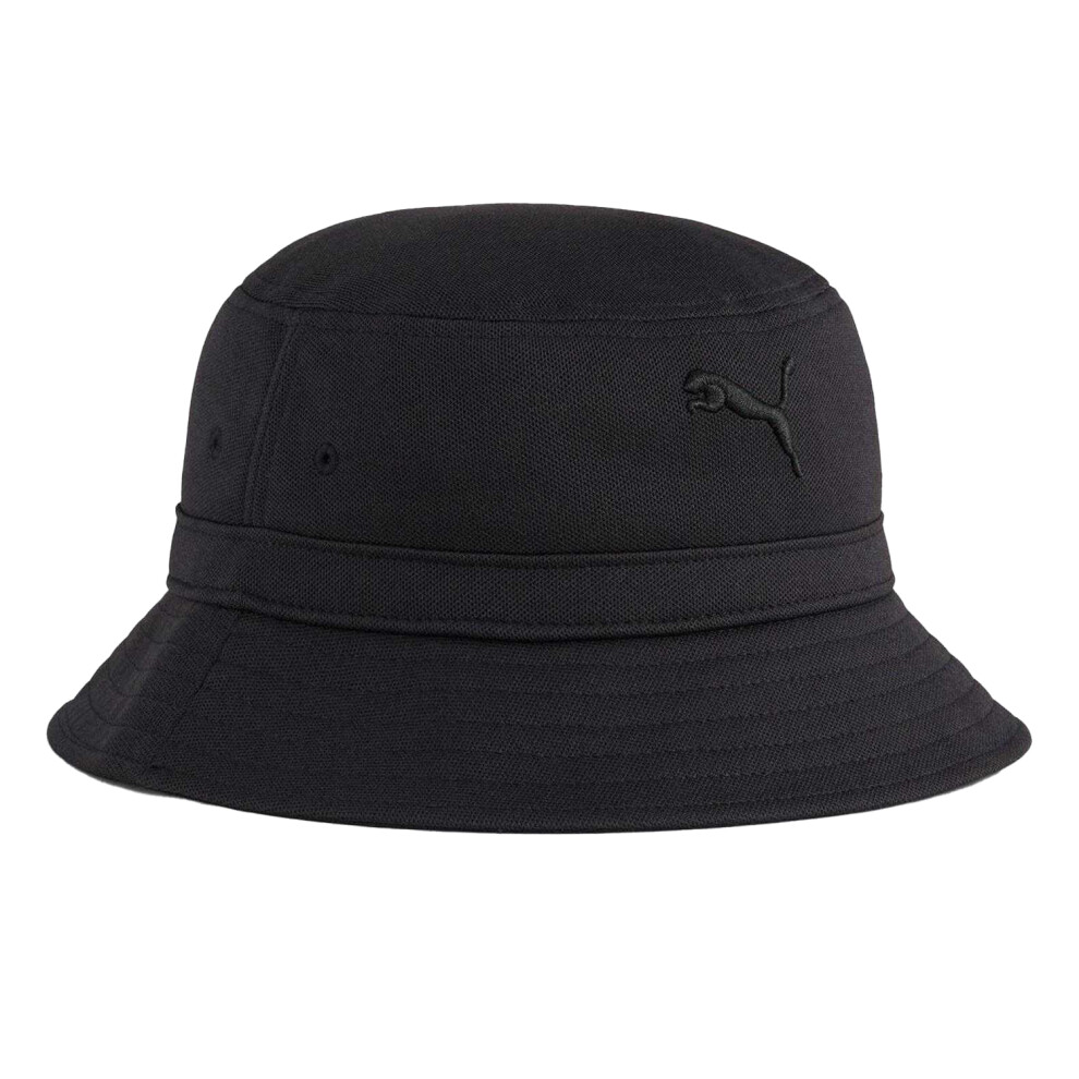 Puma (L, Black) Essential Logo Bucket Hat