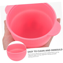 Calentador de cera, recipiente interior de silicona para derretir cera, antiadherente, rosa, herramienta de depilación con cera