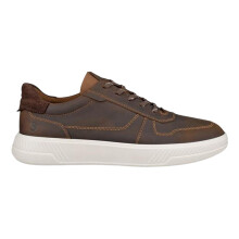 (9.5 UK, Camel) Ecco Mens Move Leather Trainers