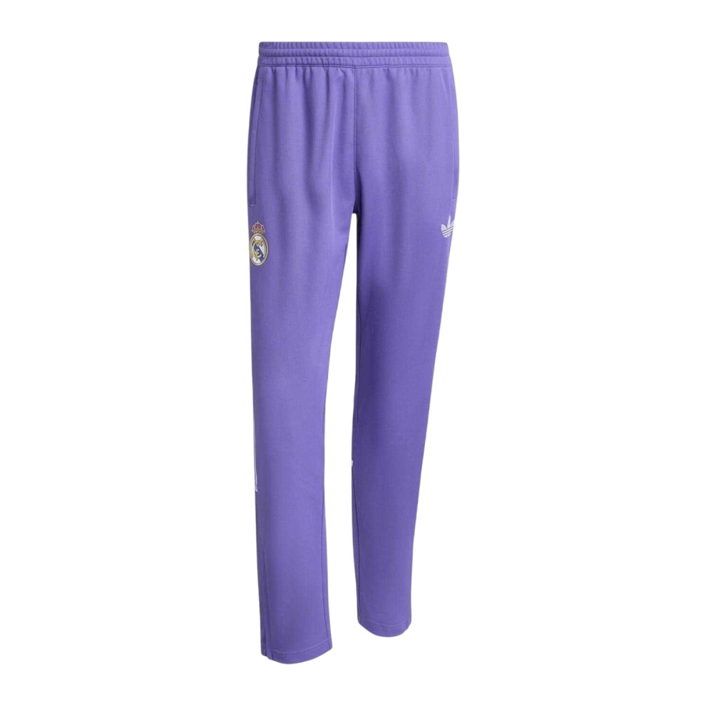 Adidas (Xl, Purple) Mens Real Madrid Cf Tracksuit Bottoms