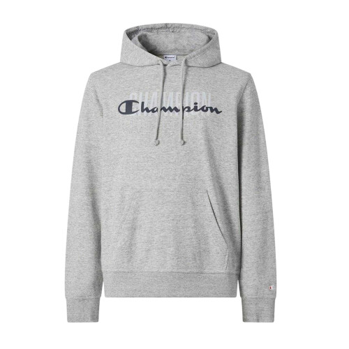 Champion (M, Grey) Champion Mens Relaxed Fit Pullover Hoodie