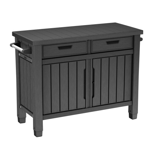 Keter Unity Outdoor Kitchen BBQ table and Storage Cabinet