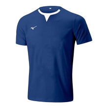 (S, Navy) Mizuno Mens Authentic Logo Training Rugby Shirt