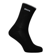 (5.5 UK-8 UK, Black) Boss Mens Logo Ankle Socks (Pack of 3)
