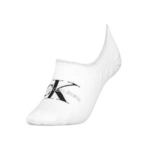 (One Size, White) Calvin Klein Womens/Ladies Footie Cotton Blend No-Show Socks