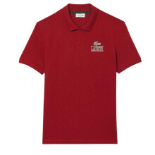 (S, Red) Lacoste Mens Regular Polo Shirt