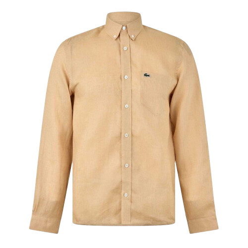 Lacoste Lacoste Mens Logo Linen Shirt