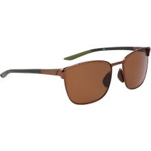 (One Size, Walnut/Brown) Nike Fusion Square Sunglasses