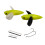 Flying Fish Soft Lures Baits With Elastic TPE For-Yellow 1