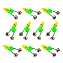 Fishing Rod Bells with Tip up Light Twin Bells Alerts-red light