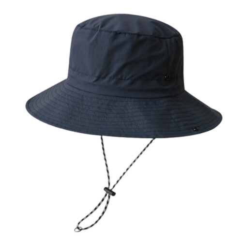 Practical Foldable Fisherman Hat with Sun Protections-Navy blue
