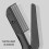 Stainless Steel Eyebrow Trimmer Scissors Eyebrow Cutter-Silver 4