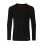 (7-8 Years, Black) Sondico Boys Thermal Collared Base Layer Top 1