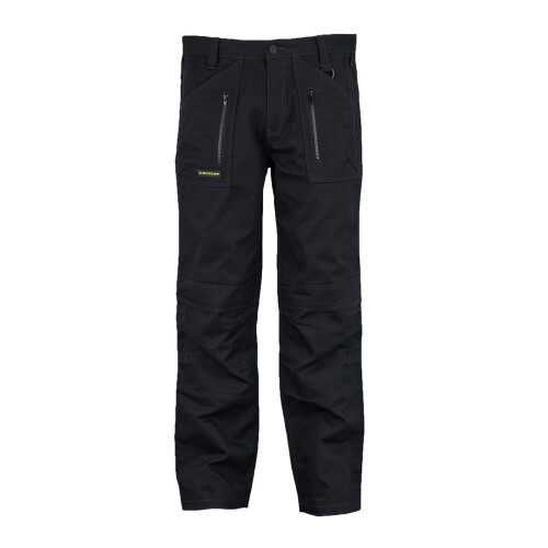 Dunlop (2XL, Black) Dunlop Mens Work Trousers 1