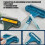 High Performances Window Screen Scrubber And Squeegee-Blue 10