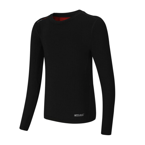 (11-12 Years, Black) Sondico Boys Thermal Collared Base Layer Top 2